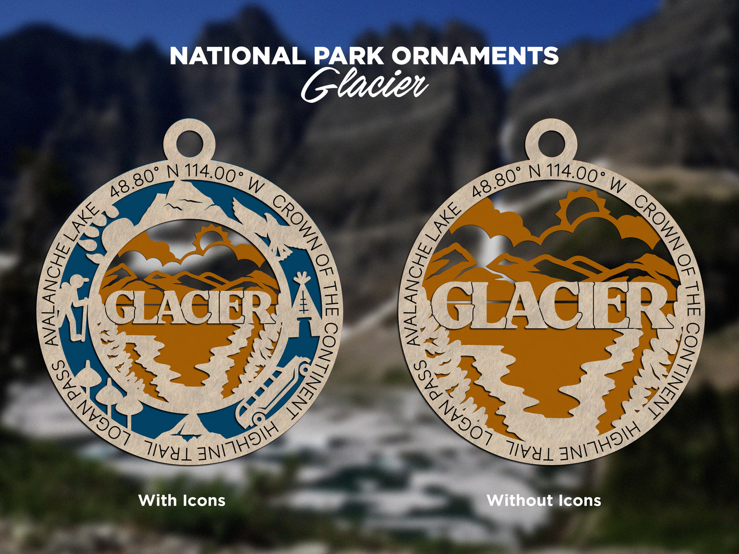 Glacier National Park Ornament