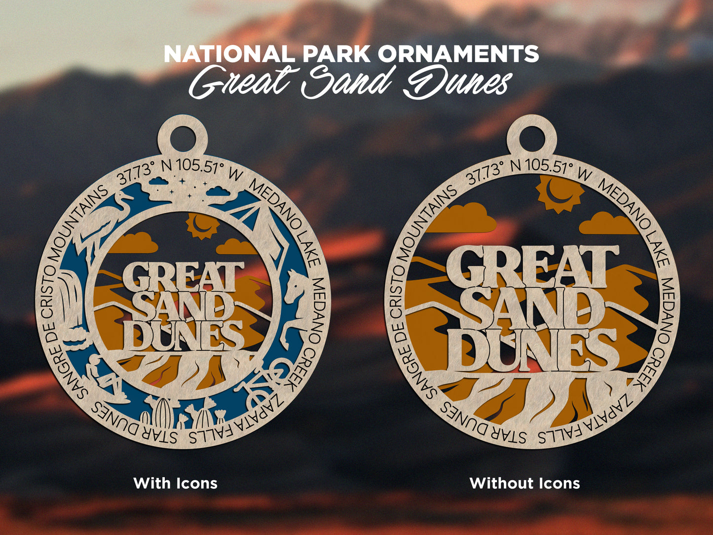 Great Sand Dunes National Park Ornament