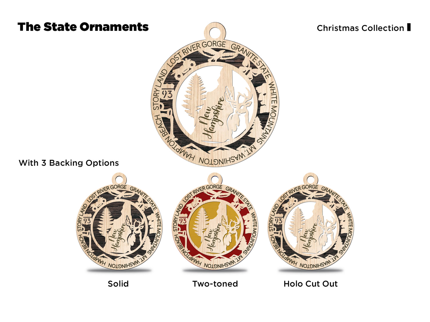 New Hampshire Ornament
