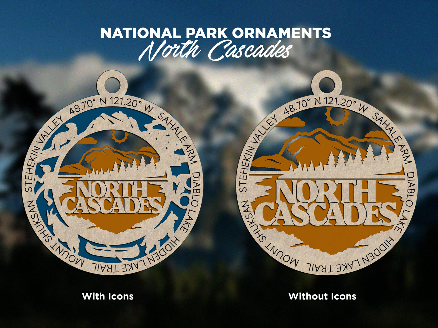 North Cascades National Park Ornament