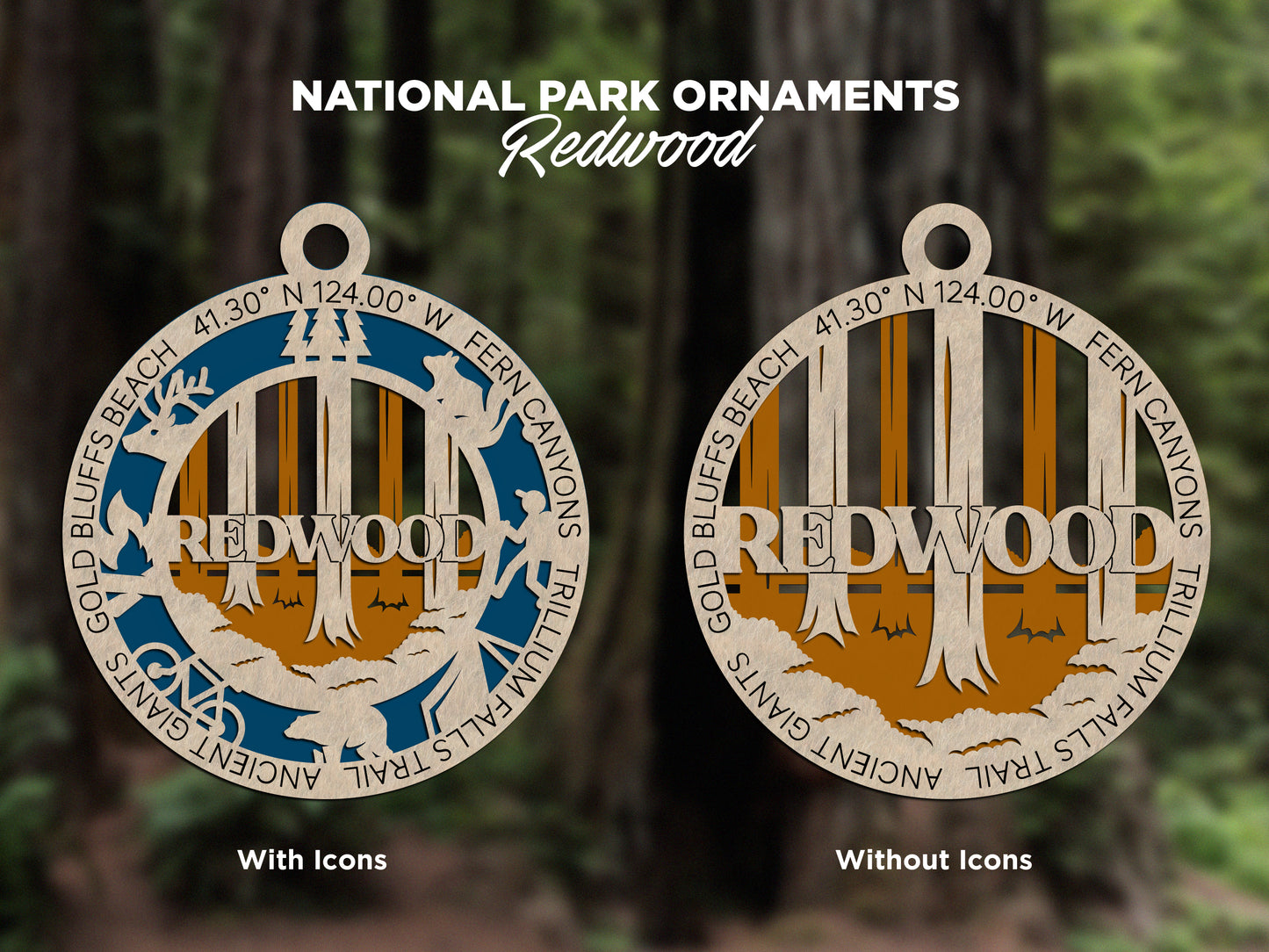 Redwood National Park Ornament