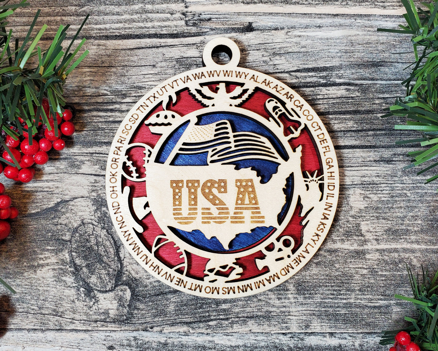 USA Ornament