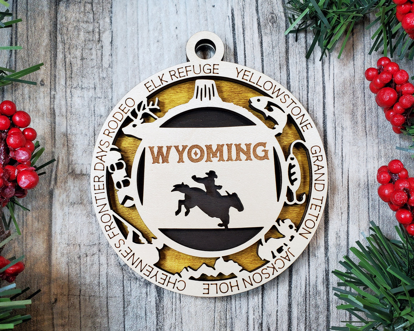 Wyoming Ornament
