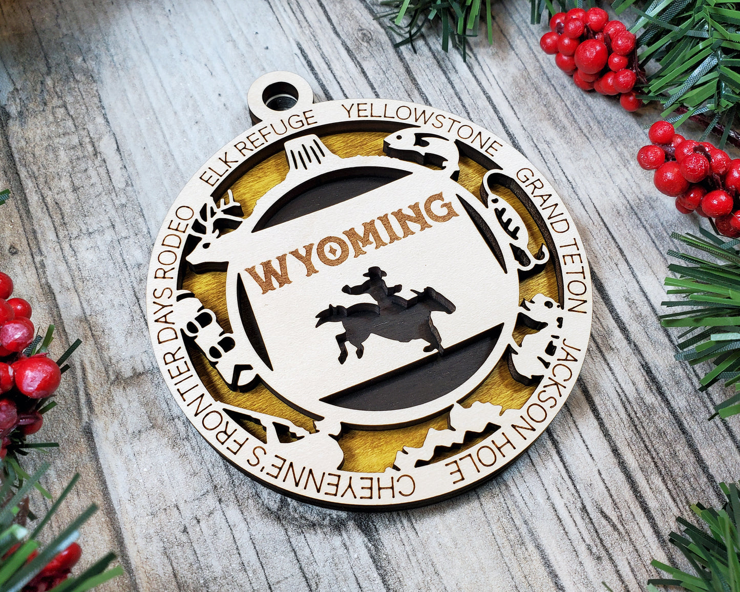 Wyoming Ornament