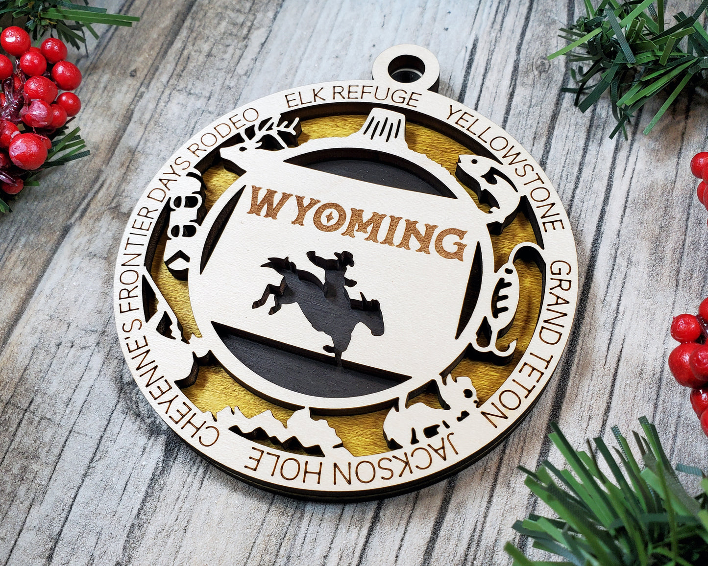 Wyoming Ornament
