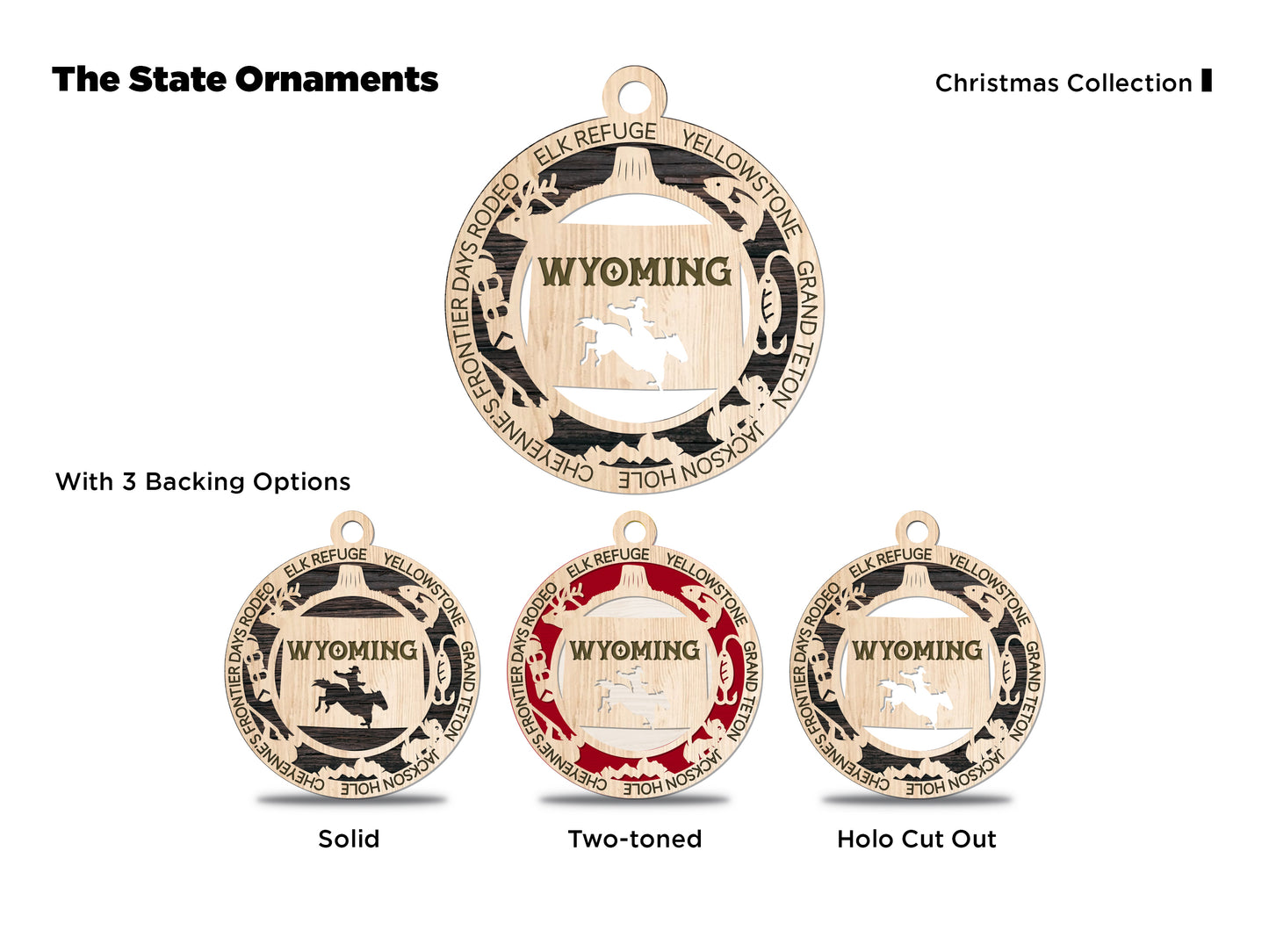 Wyoming Ornament