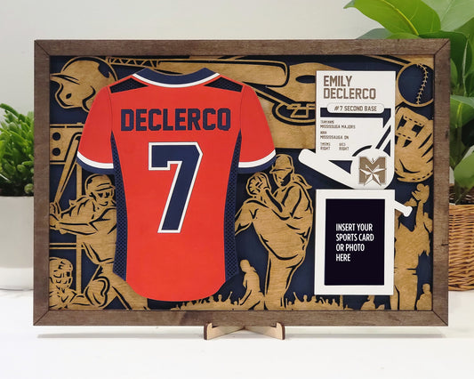 Baseball Jersey Plaque