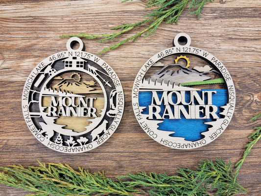 Mount Rainier National Park Ornament