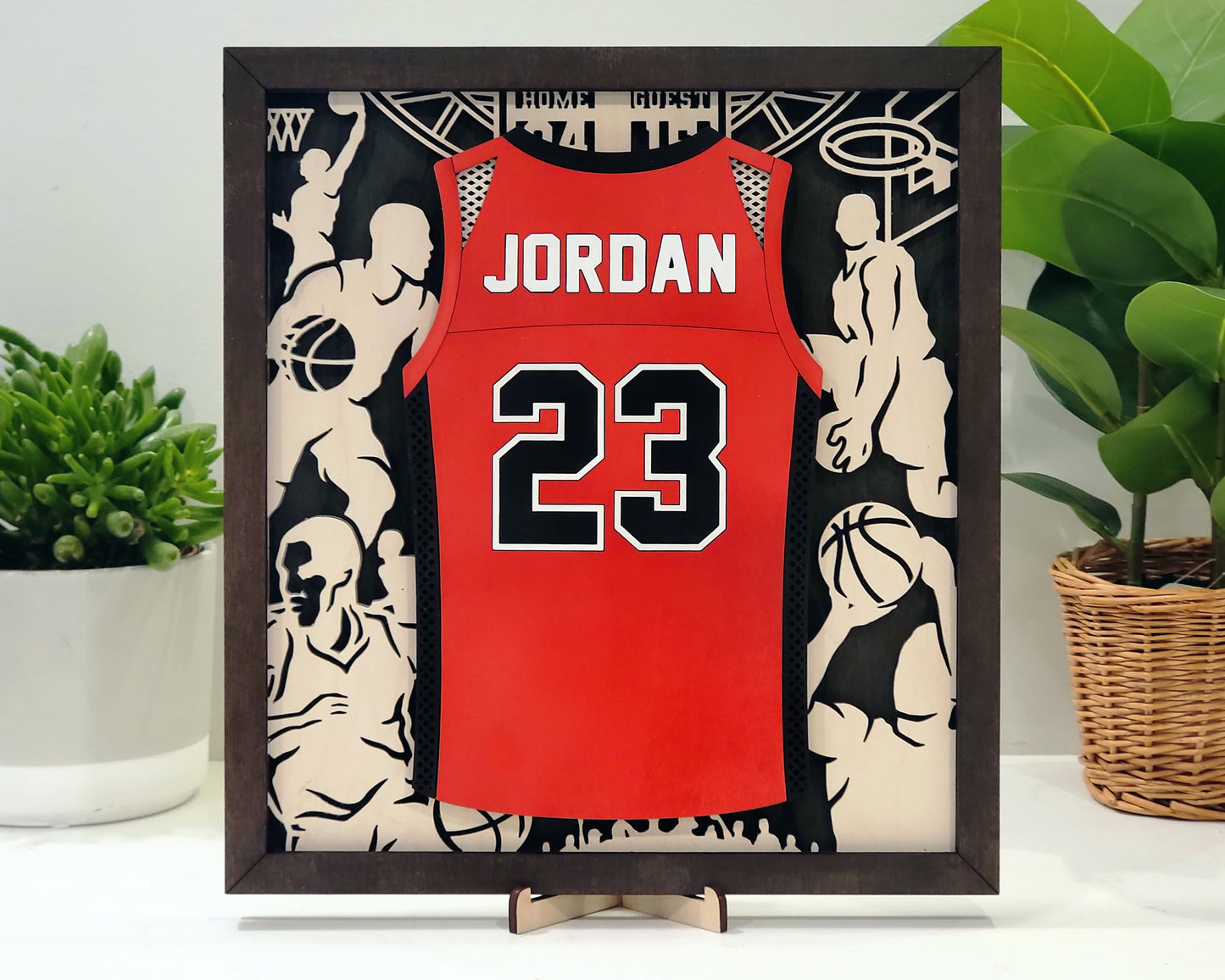 Basketball Jersey Plaque