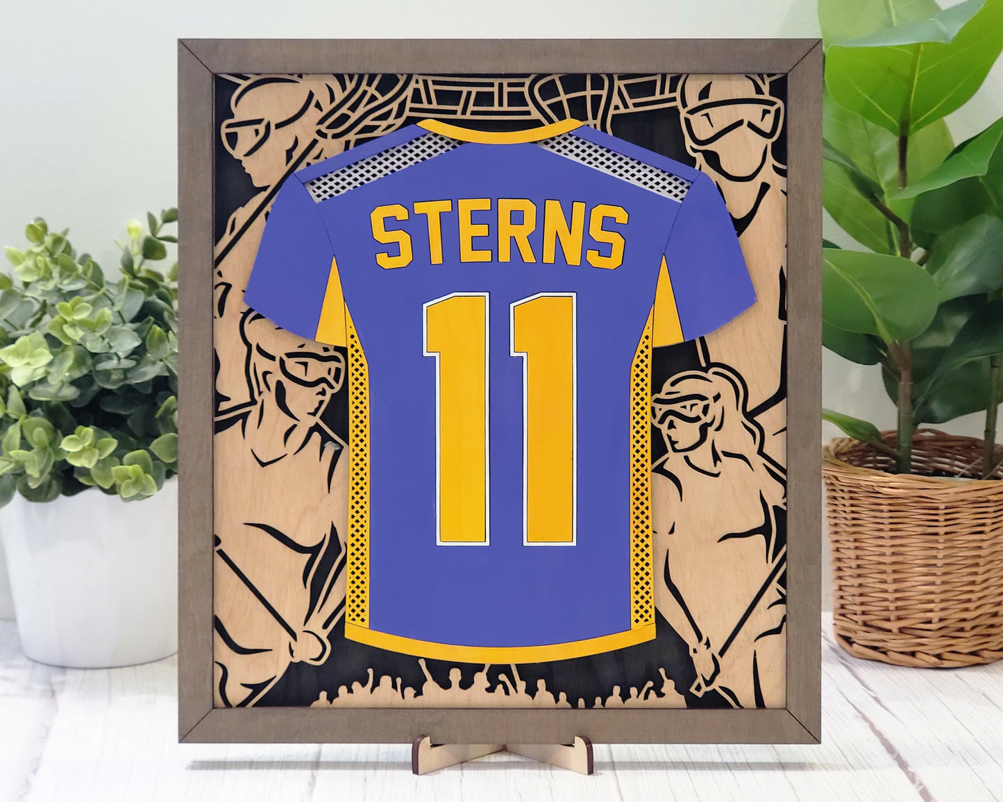 Lacrosse Jersey Plaque