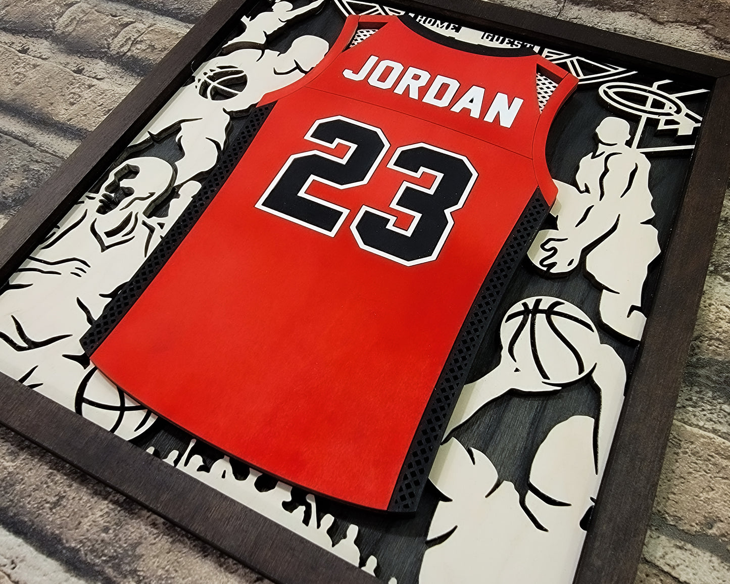 Basketball Jersey Plaque