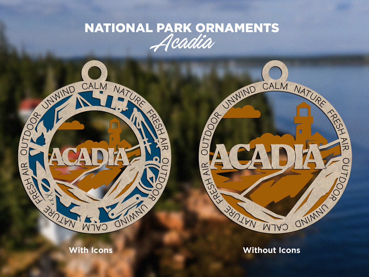 Set of all 63 National Park Ornaments