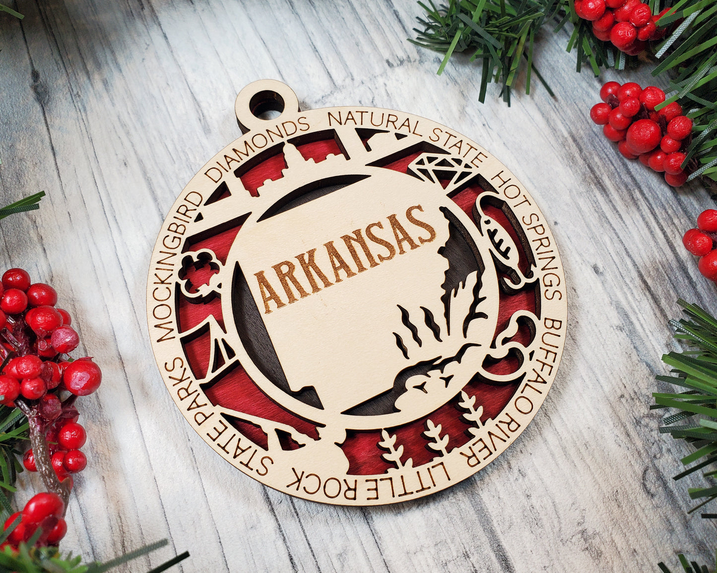 Arkansas Ornament