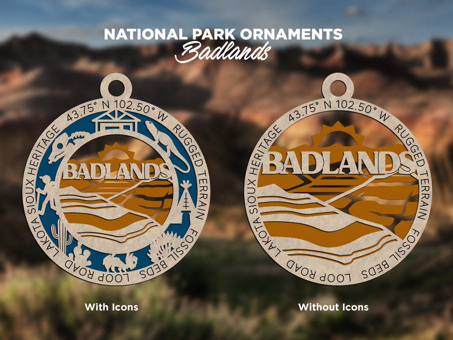 Badlands National Park Ornament