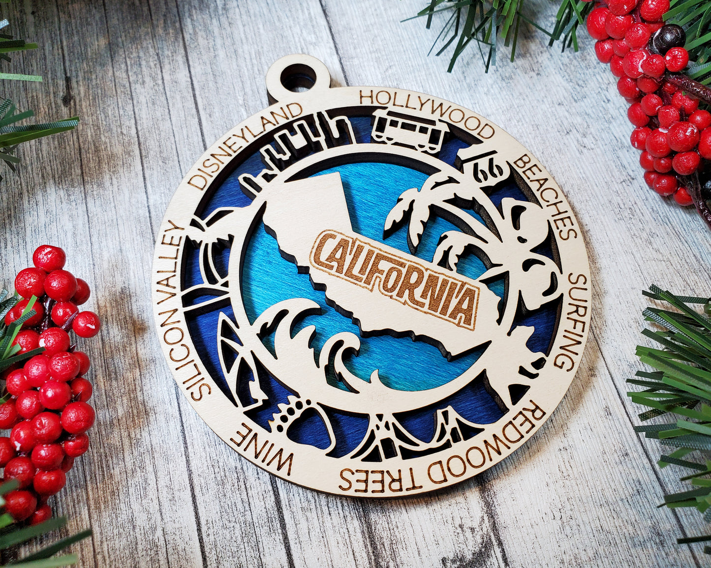 California Ornament