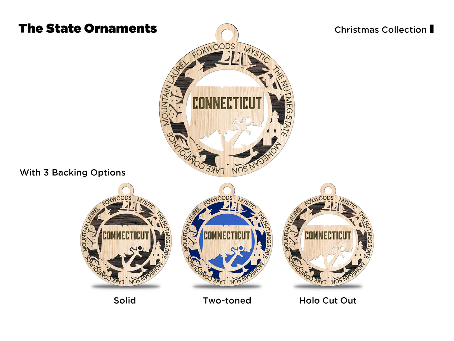 Connecticut Ornament