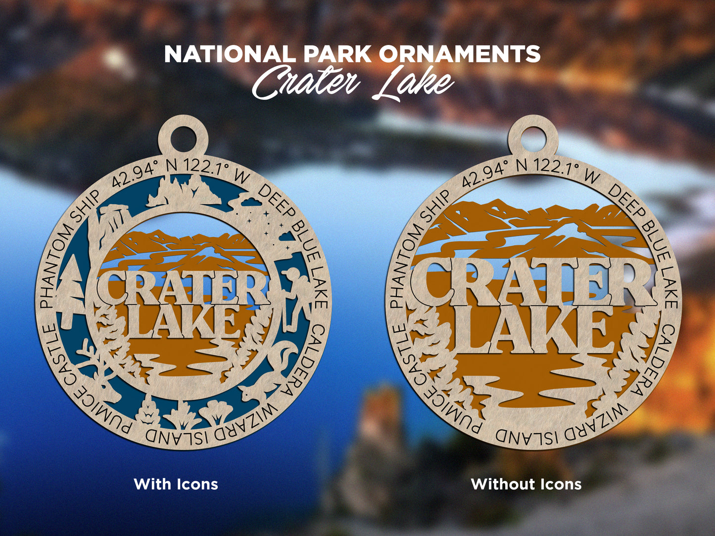 Crater Lake National Park Ornament