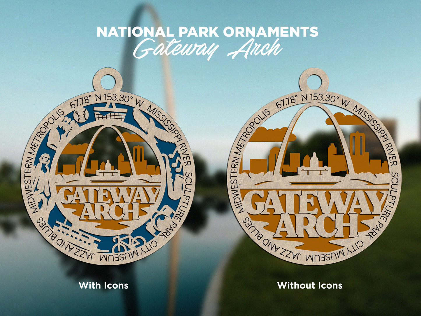 Gateway Arch National Park Ornament