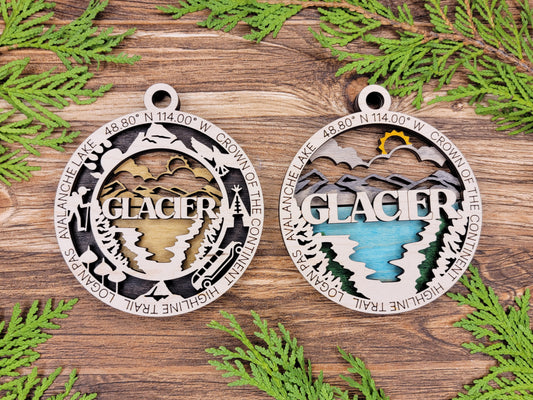 Glacier National Park Ornament