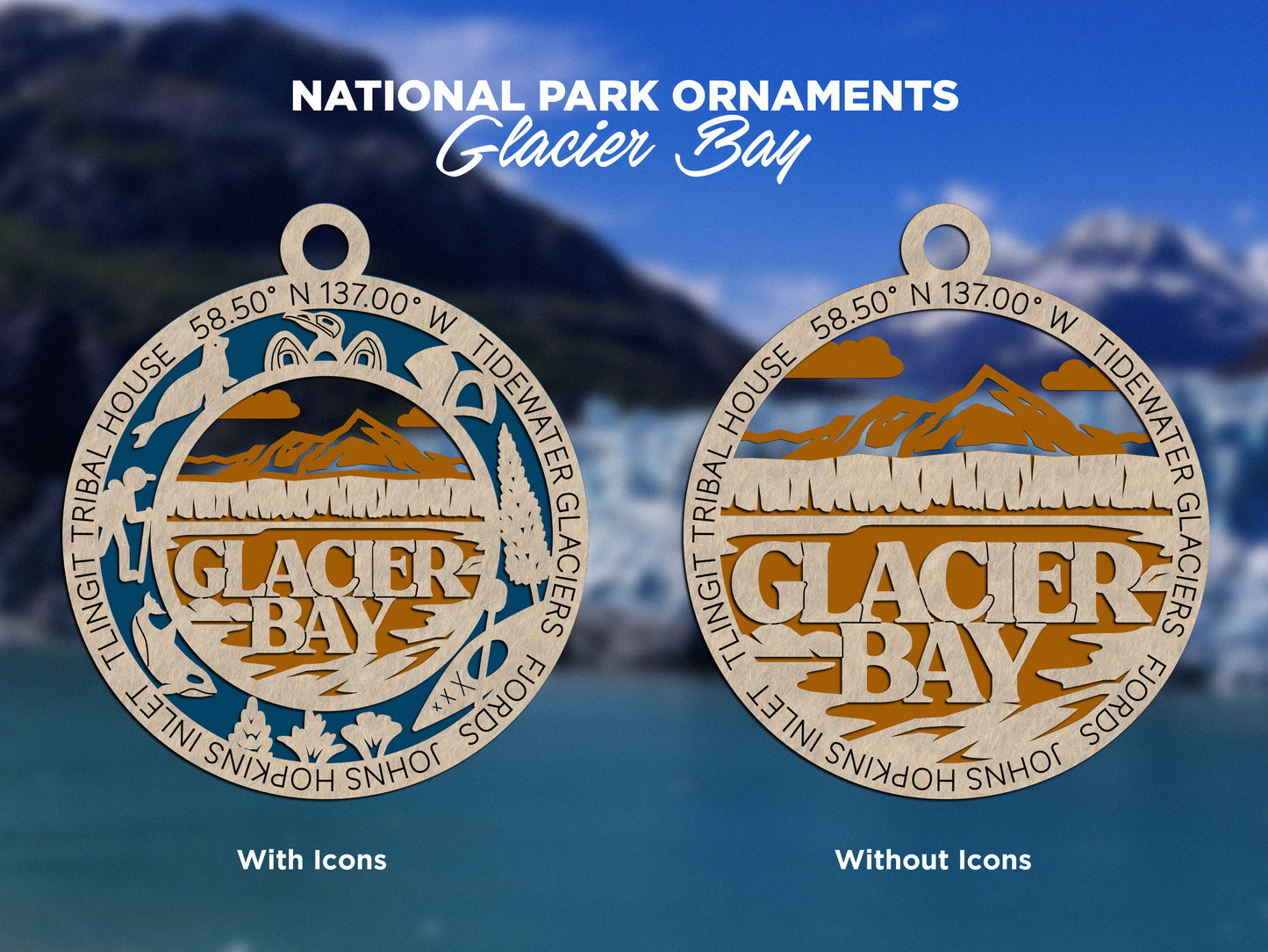 Glacier Bay National Park Ornament