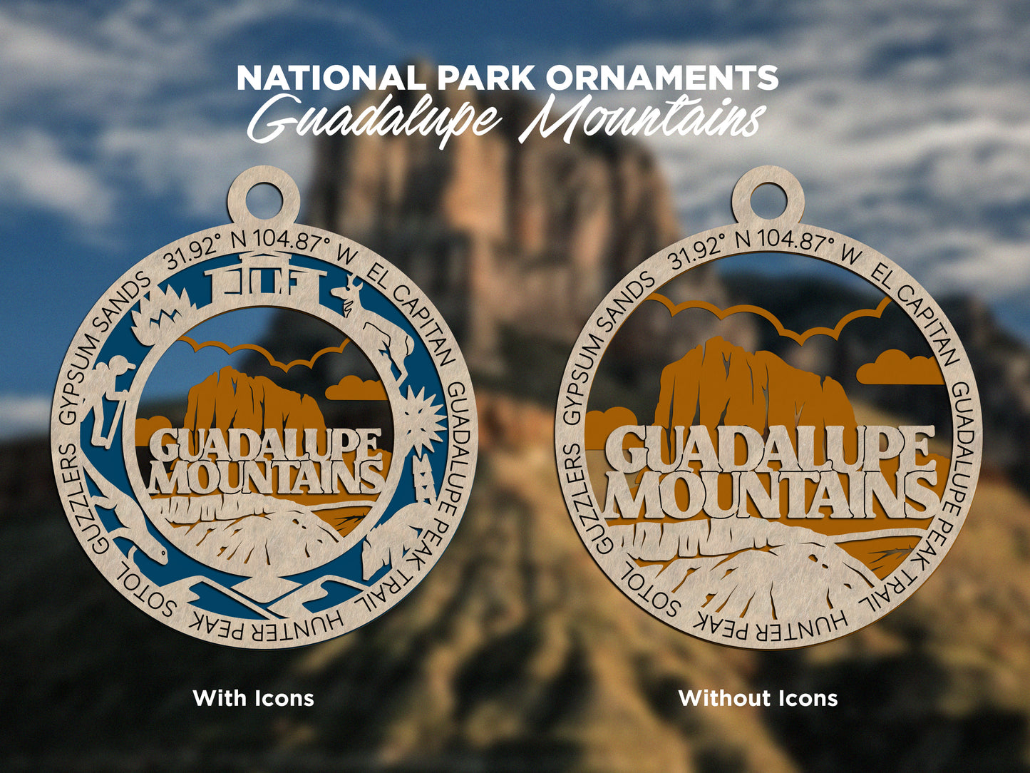 Guadalupe Mountains National Park Ornament