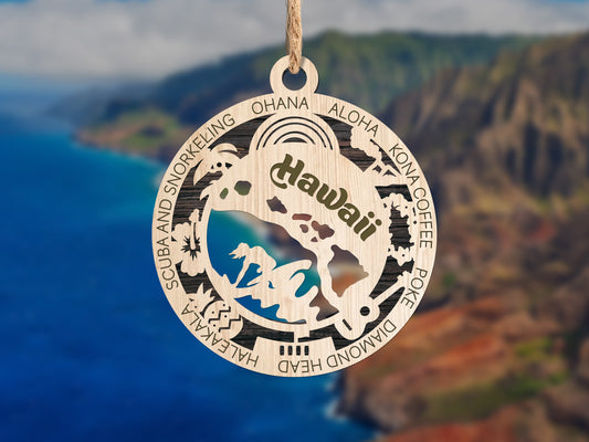 Hawaii Ornament