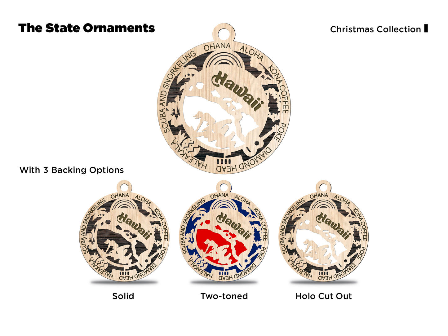 Hawaii Ornament