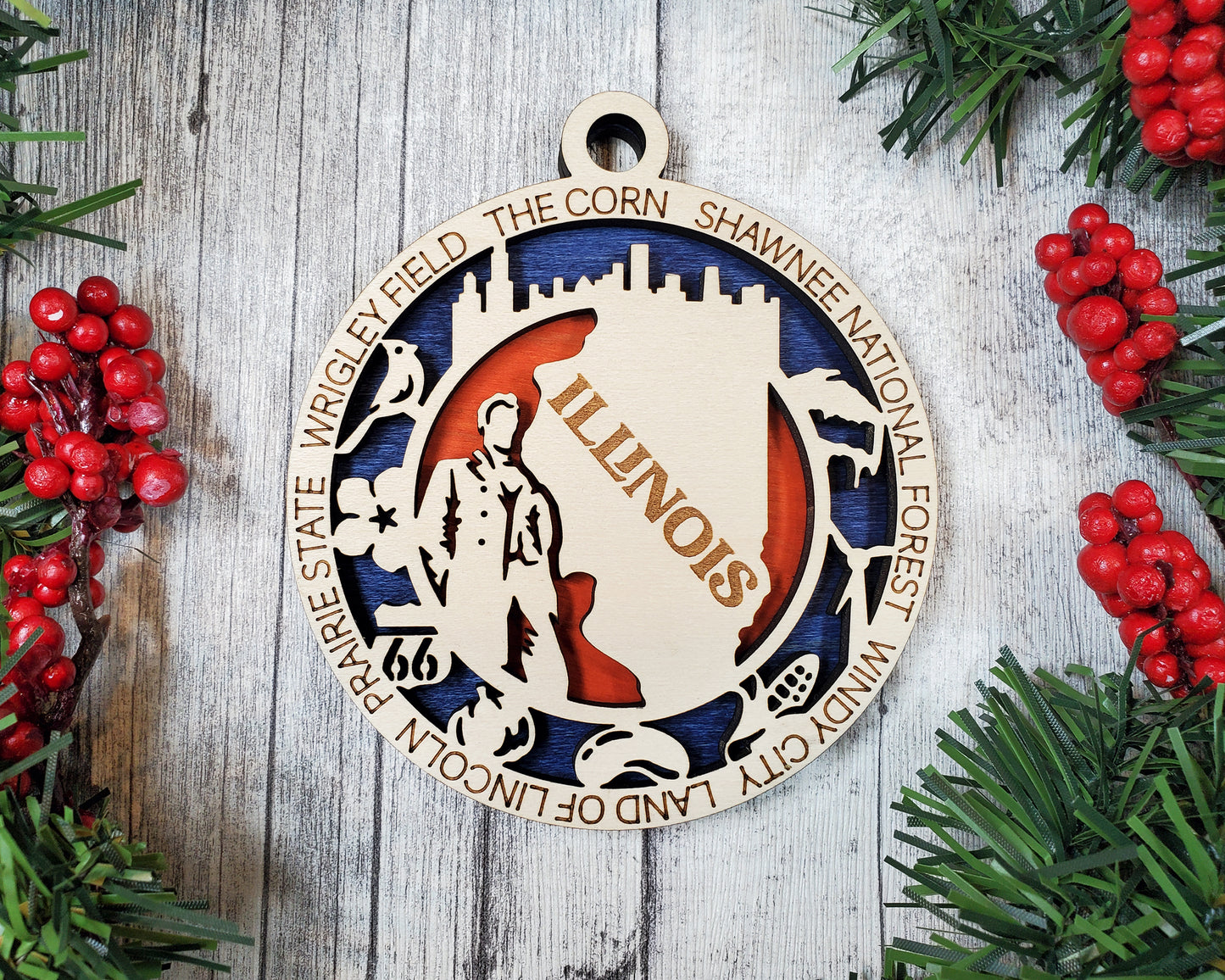 Illinois Ornament