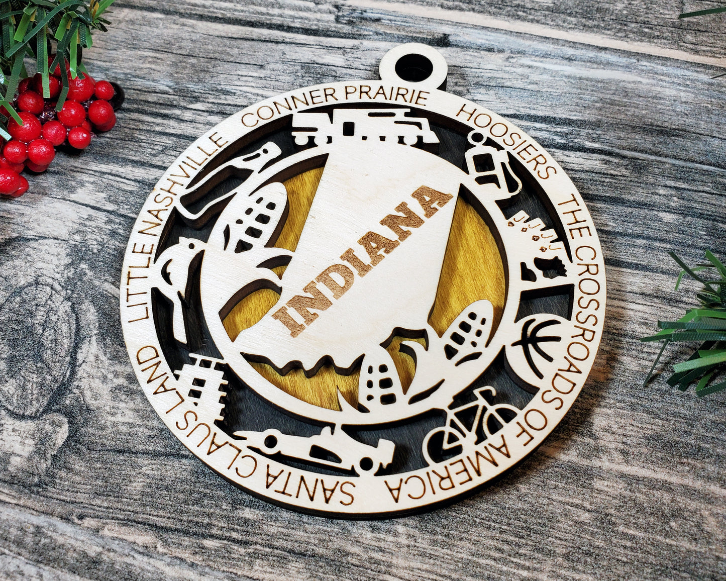 Indiana Ornament