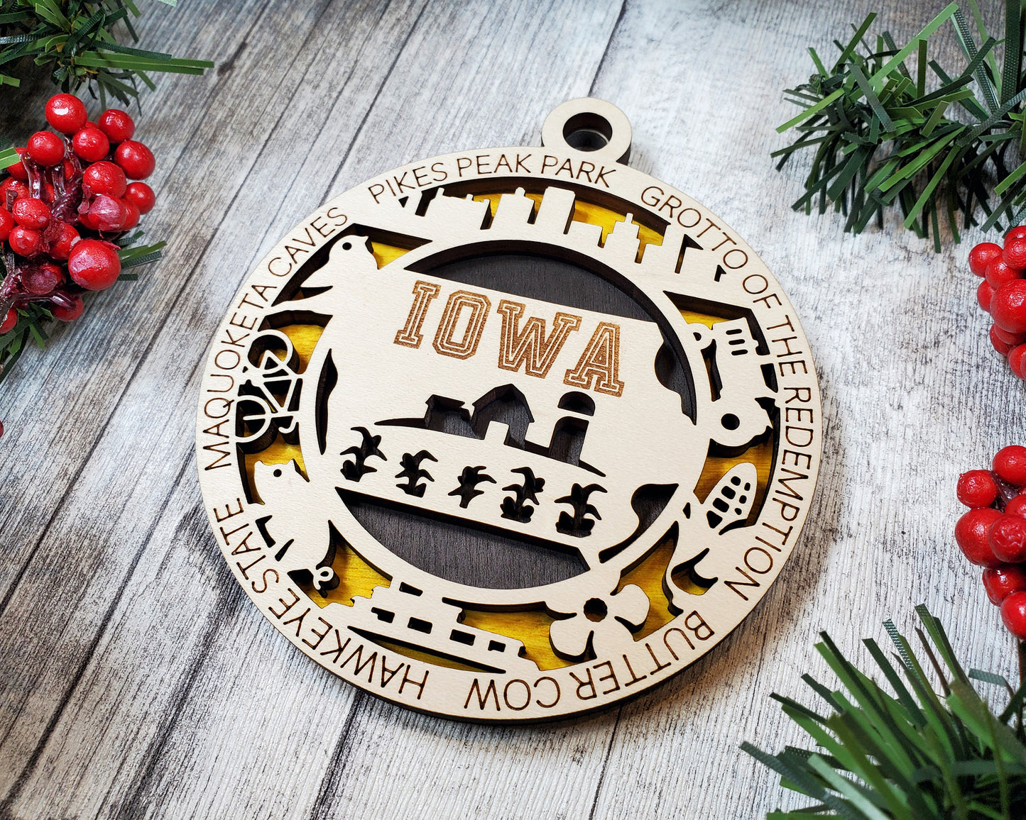 Iowa Ornament