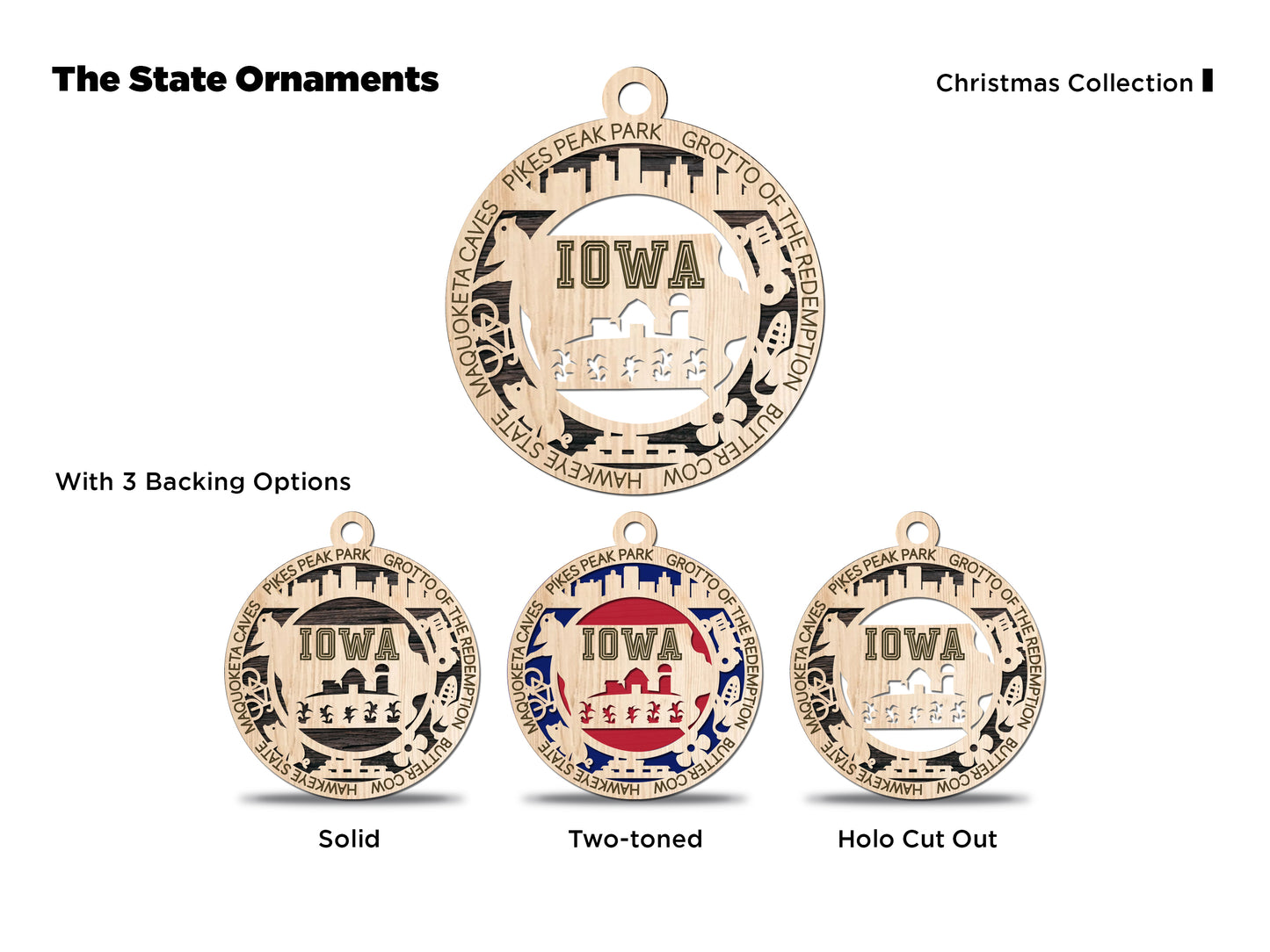 Iowa Ornament