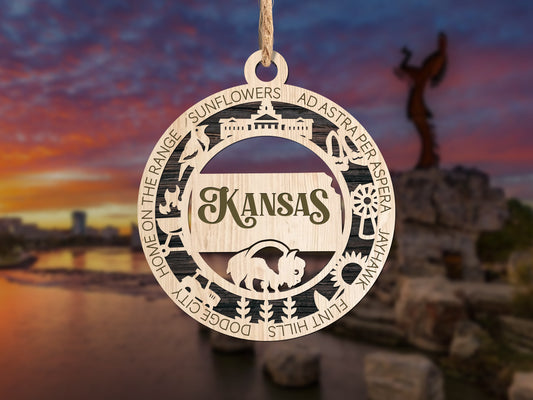 Kansas Ornament