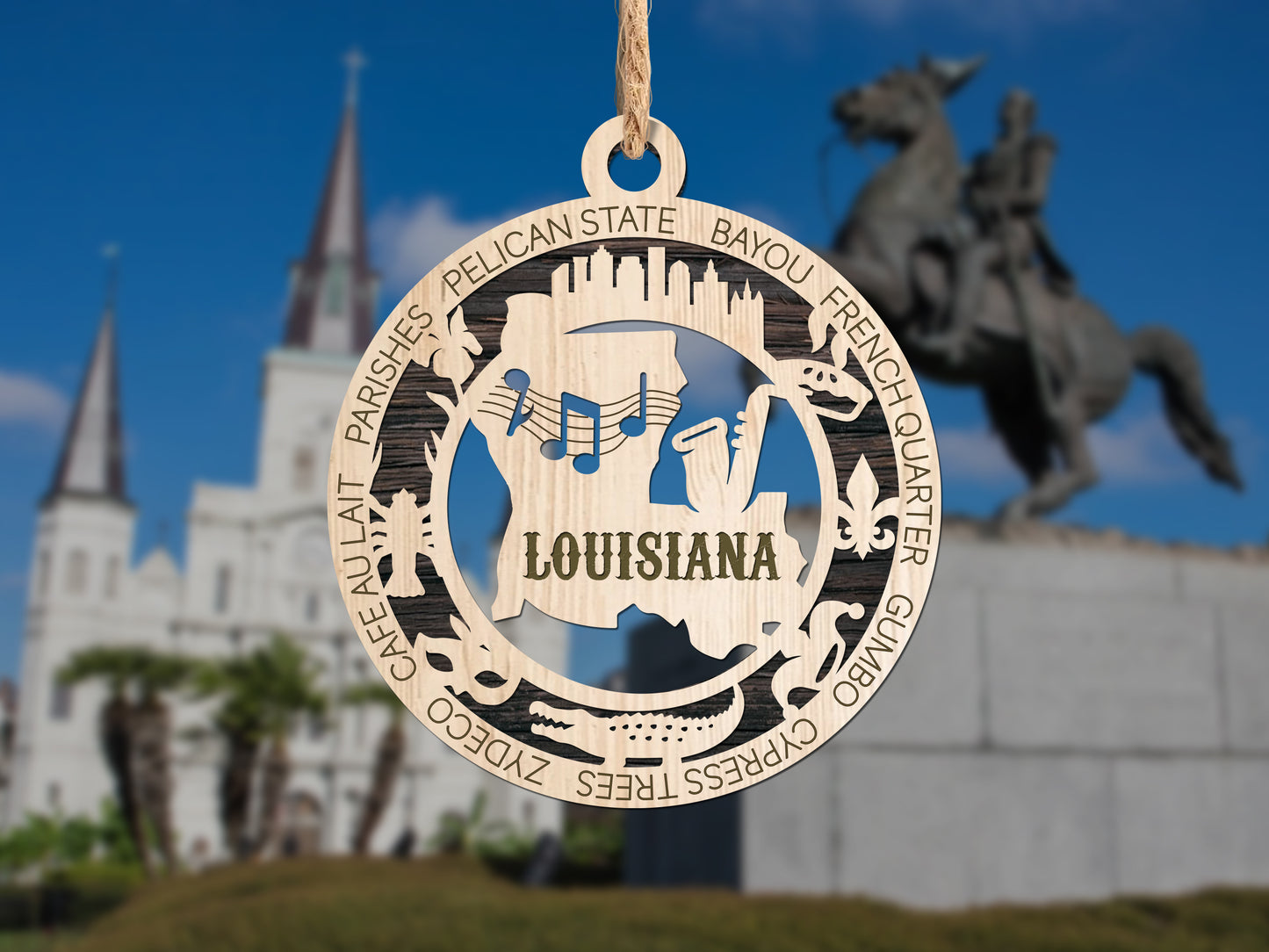 Louisiana Ornament