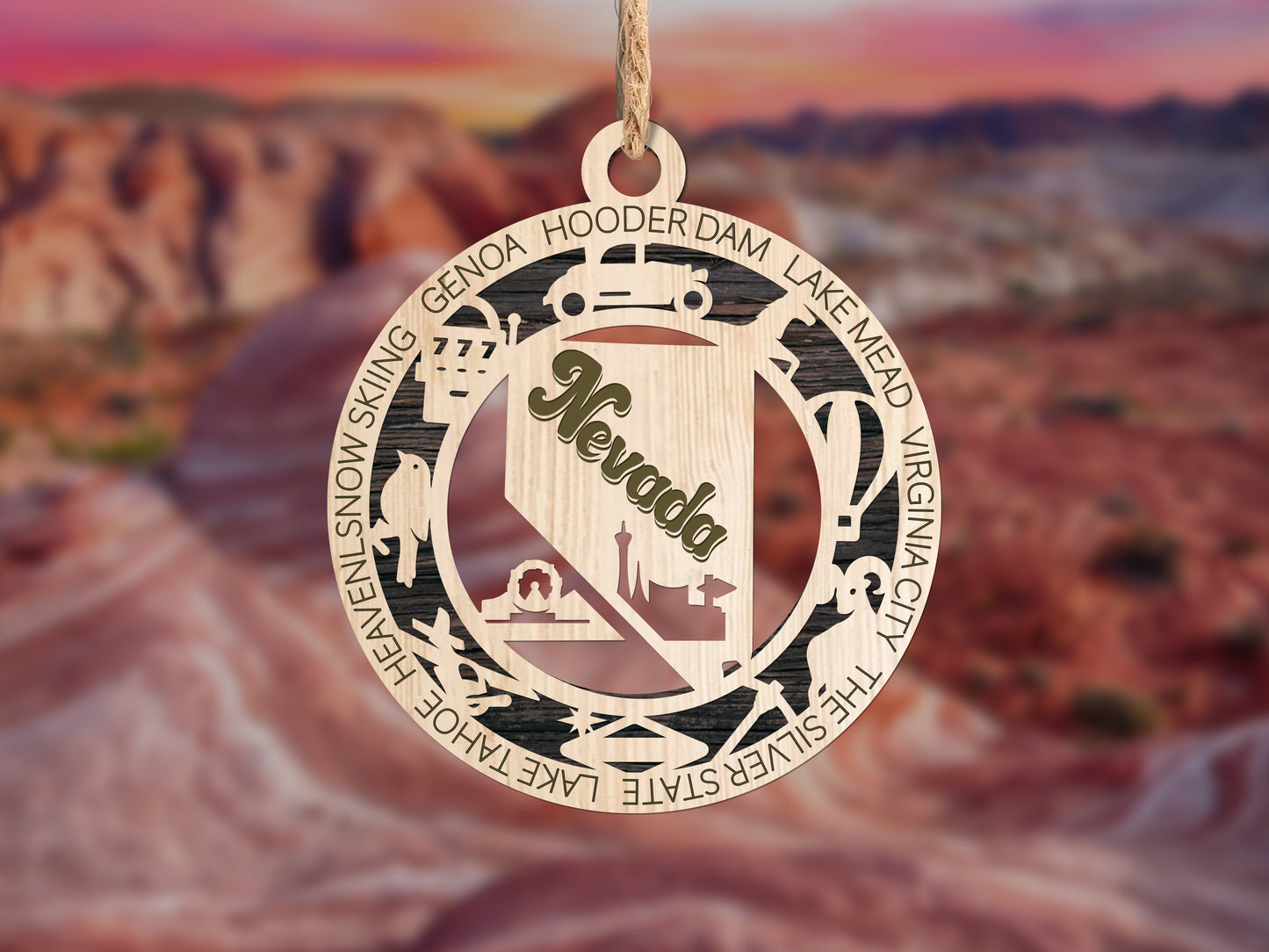 Nevada Ornament