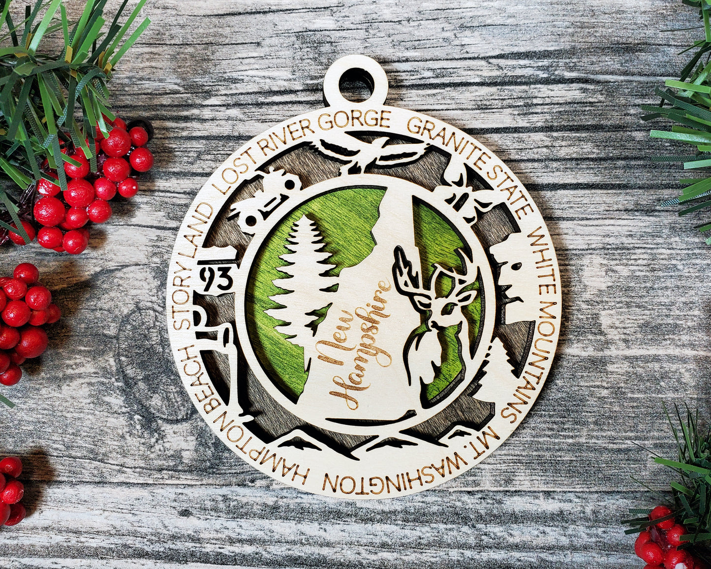 New Hampshire Ornament