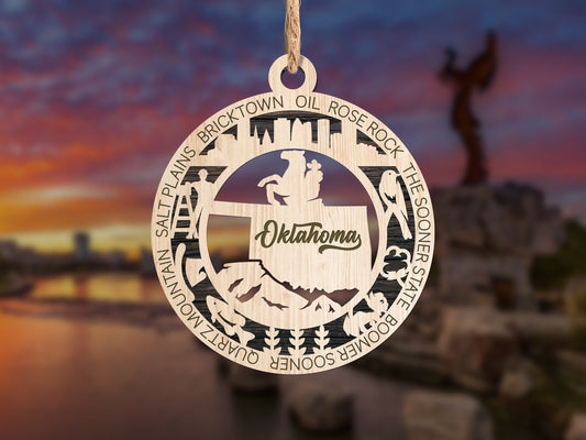 Oklahoma Ornament