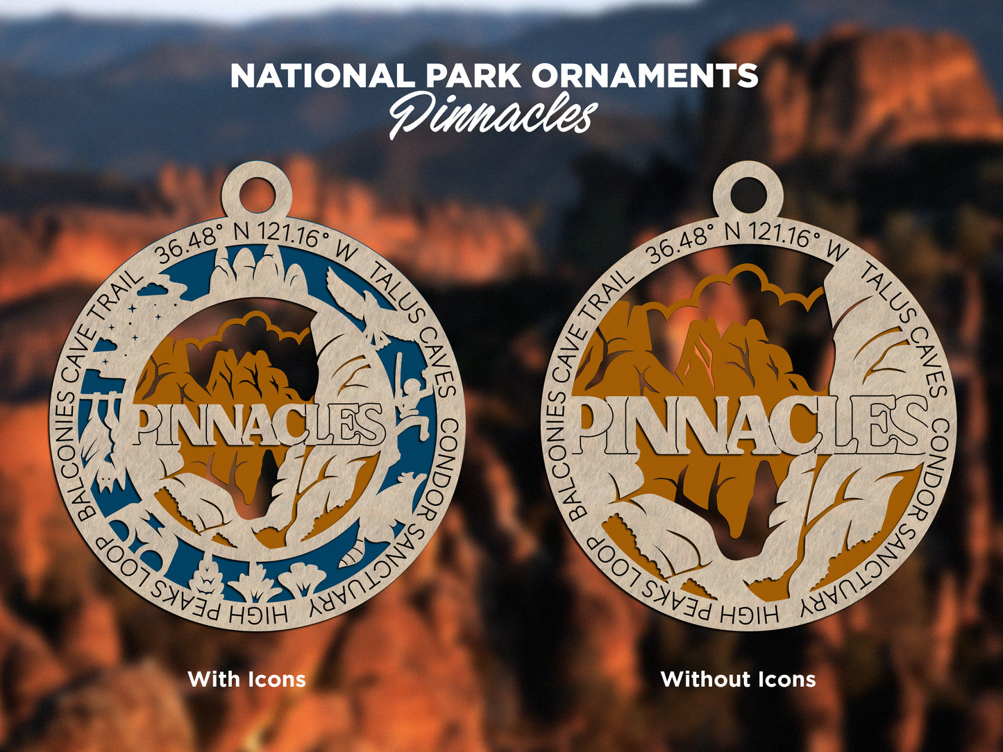 Pinnacles National Park Ornament