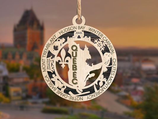 Quebec Ornament