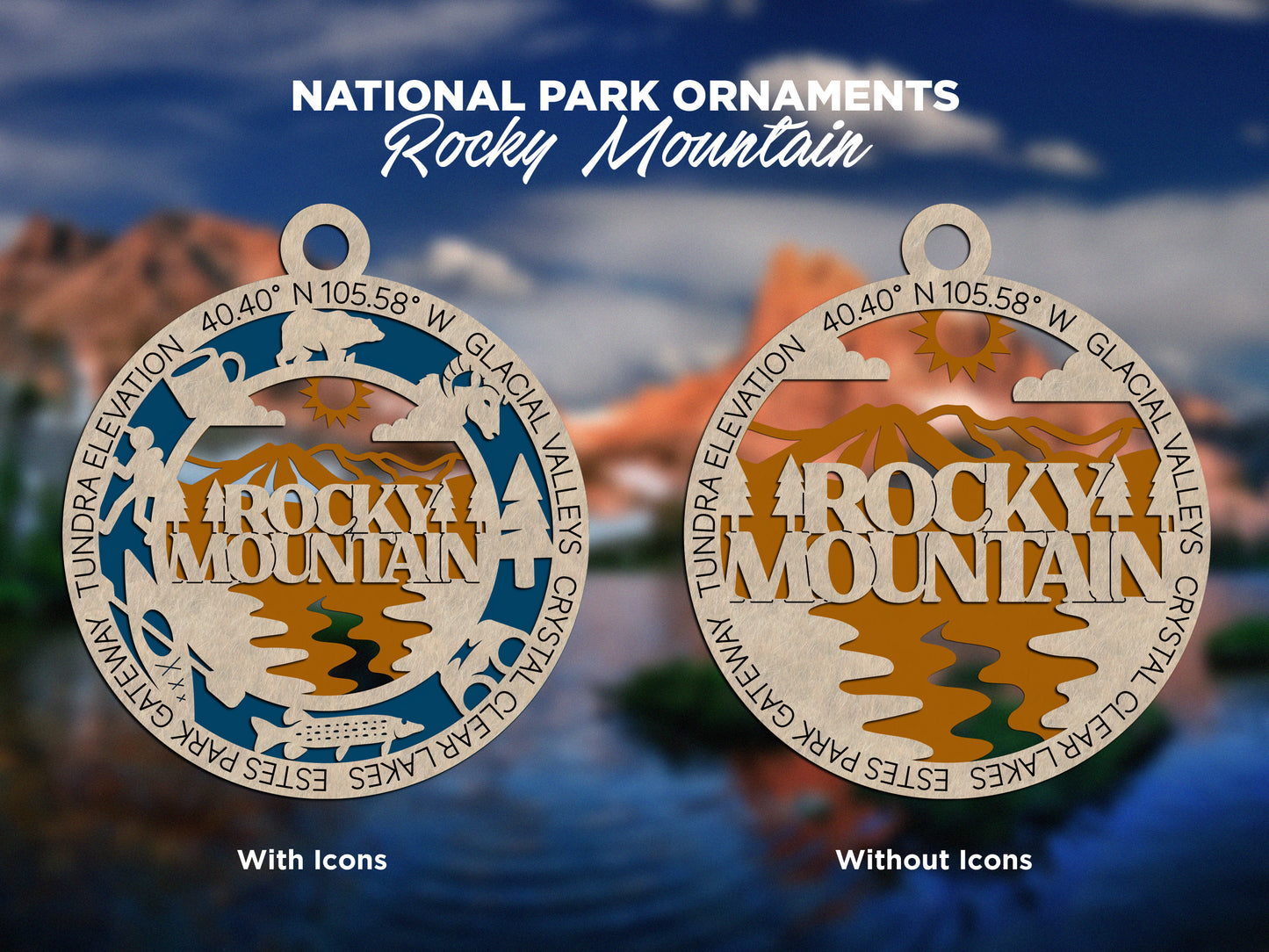 Rocky Mountain National Park Ornament