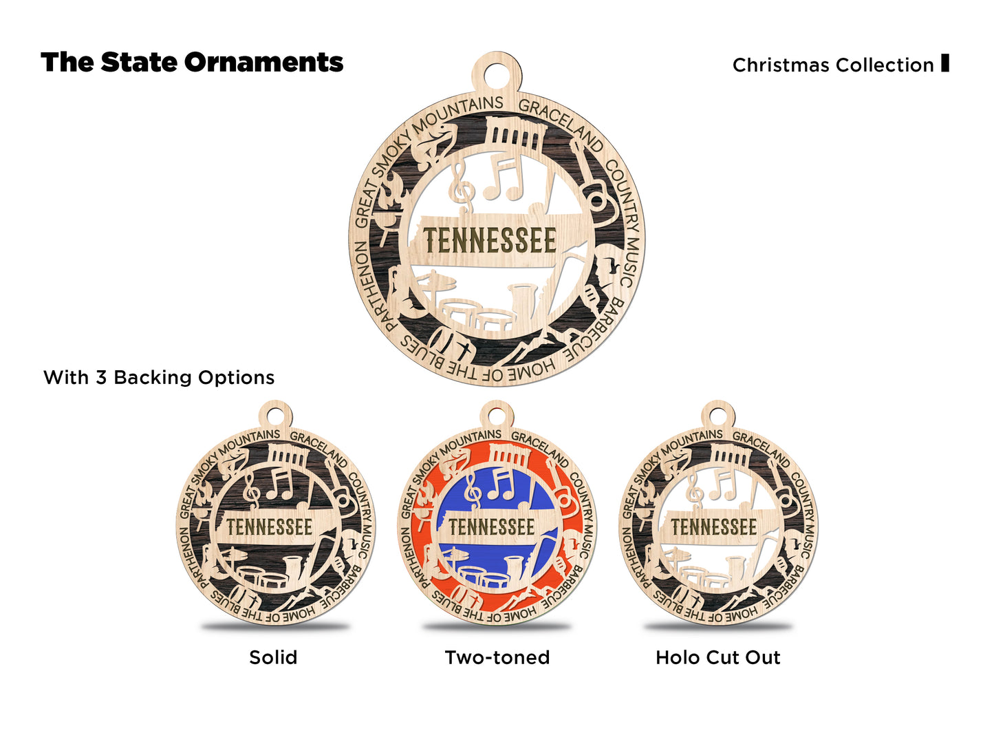 Tennessee Ornament