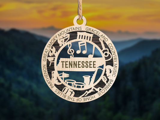 Tennessee Ornament