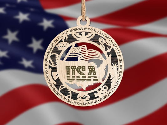 USA Ornament