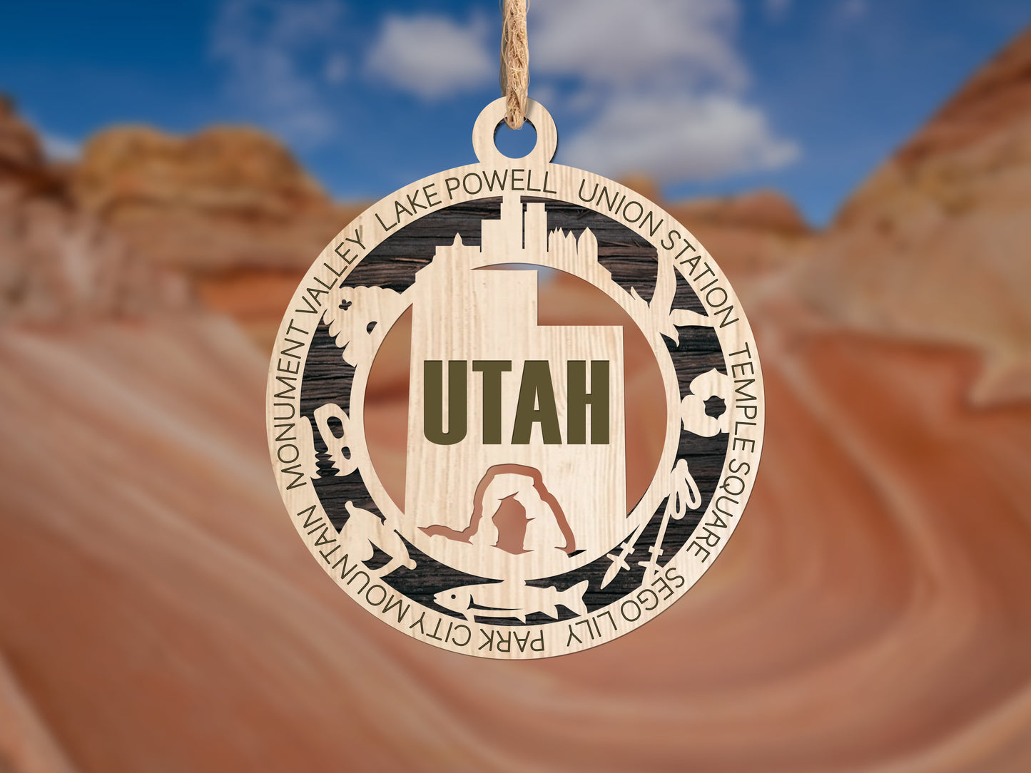 Utah Ornament