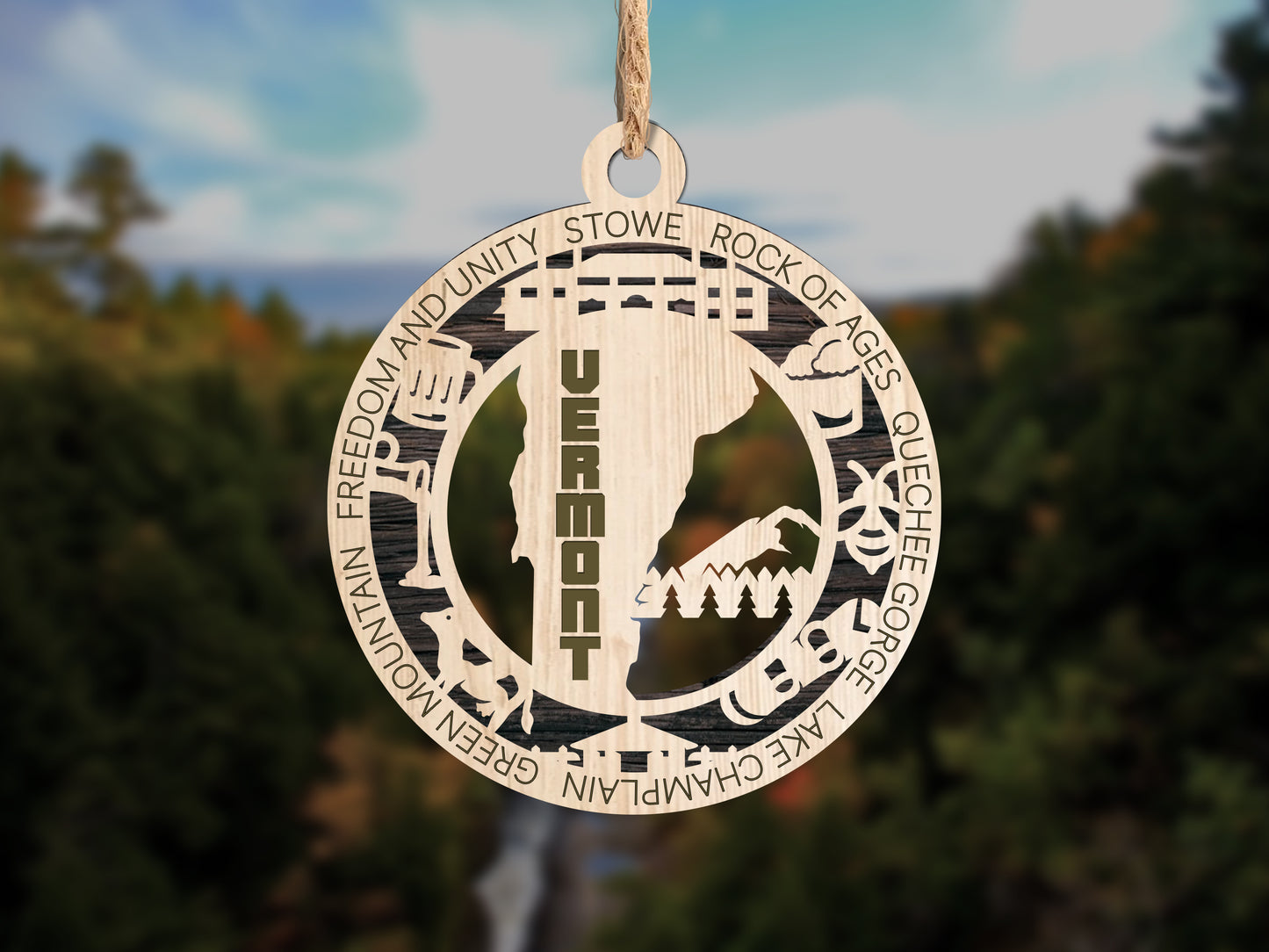 Vermont Ornament