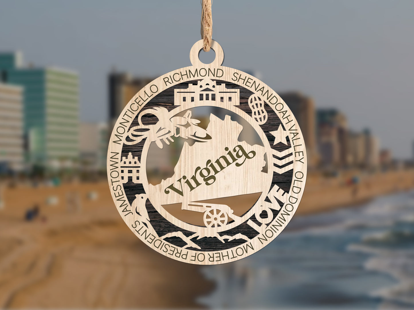 Virginia Ornament