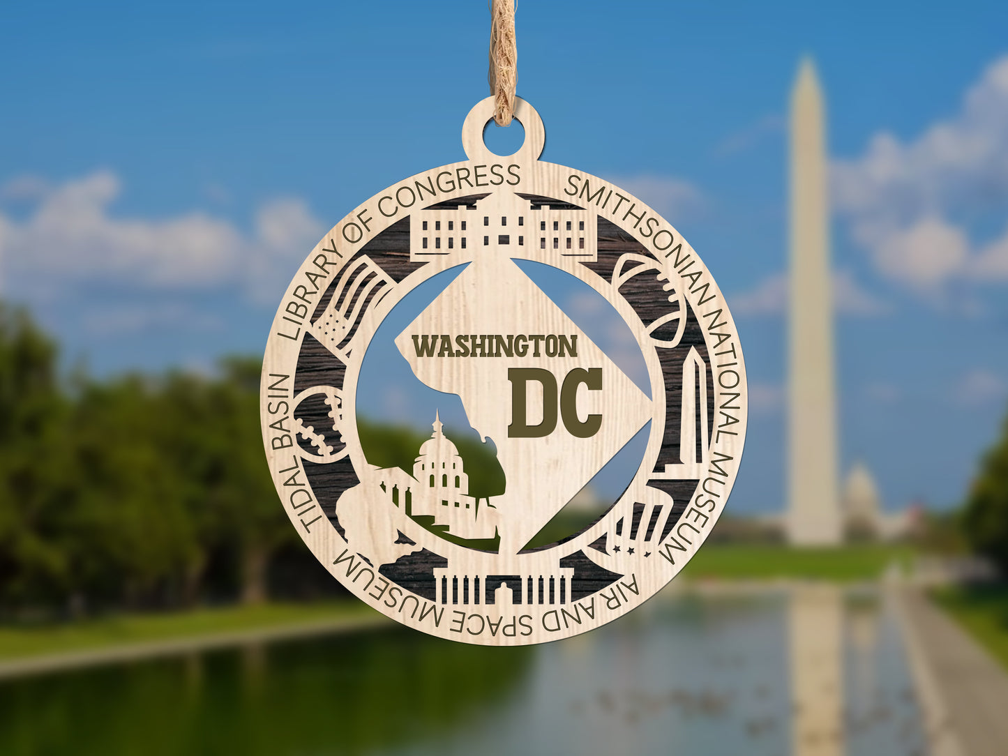 Washington DC Ornament