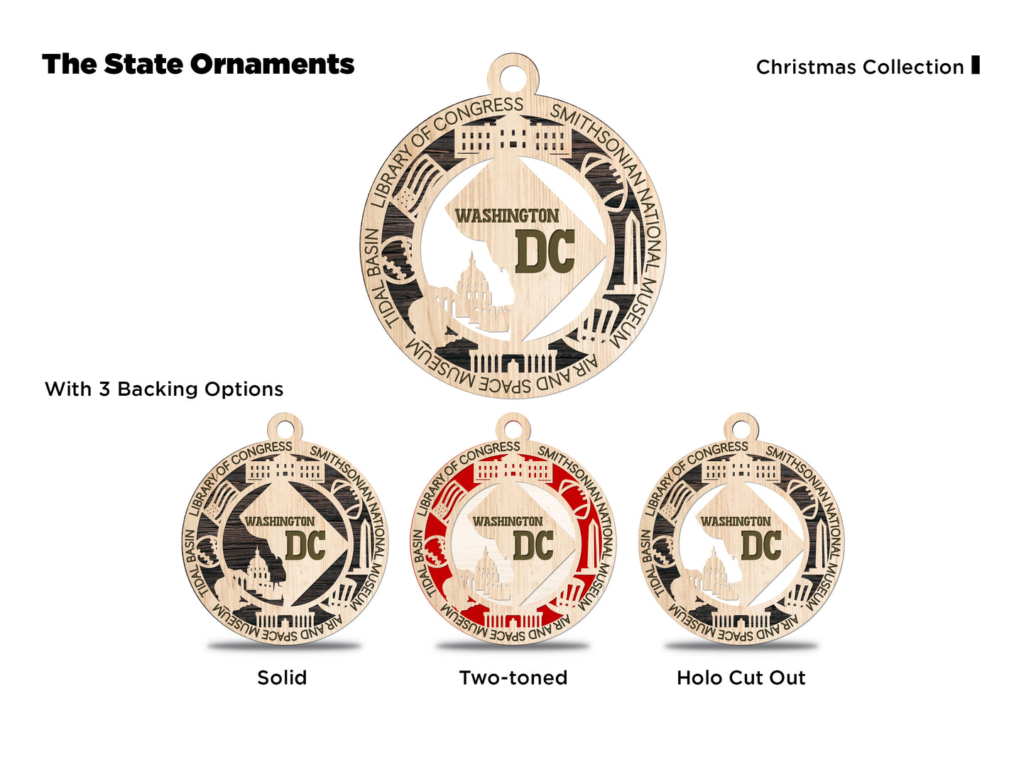 Washington DC Ornament