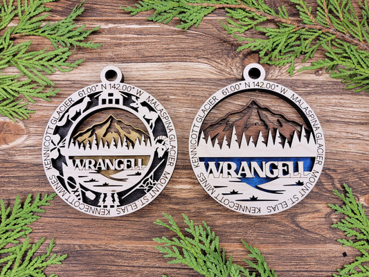 Wrangell - St Elias National Park Ornament