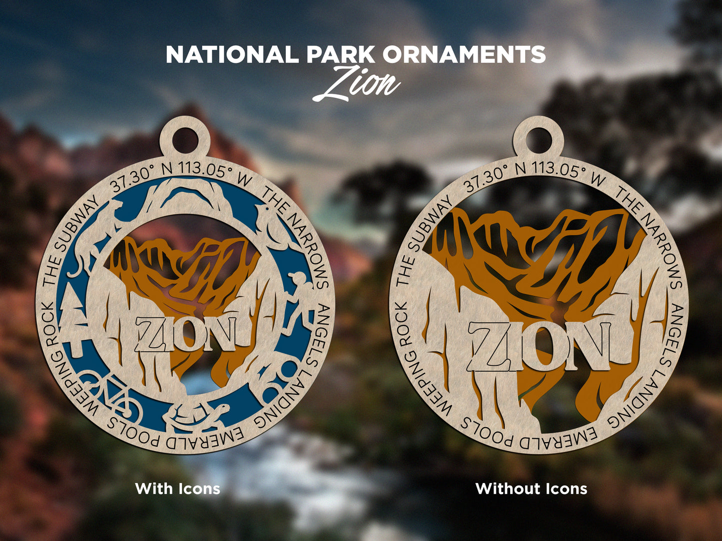 Zion National Park Ornament