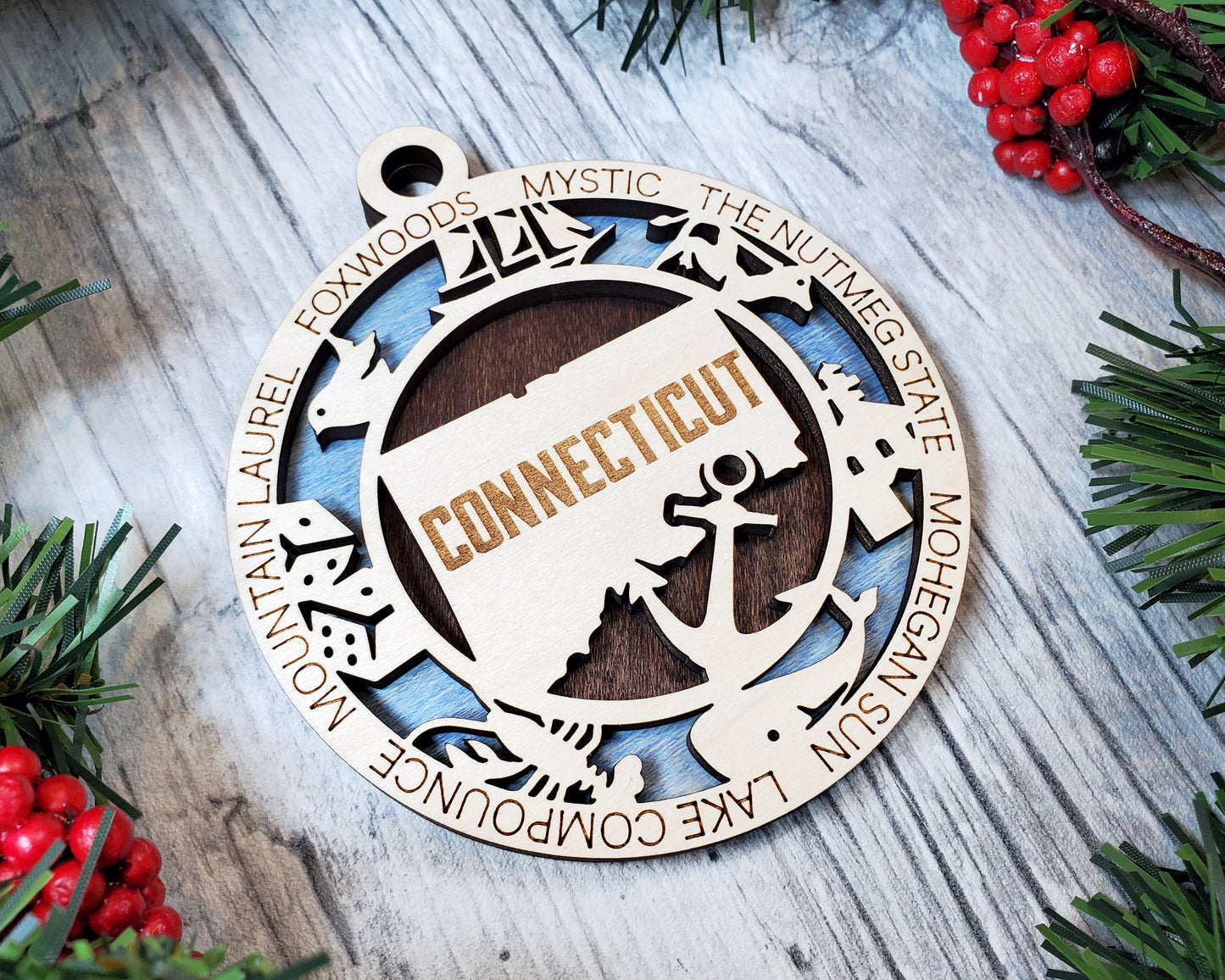 Connecticut Ornament